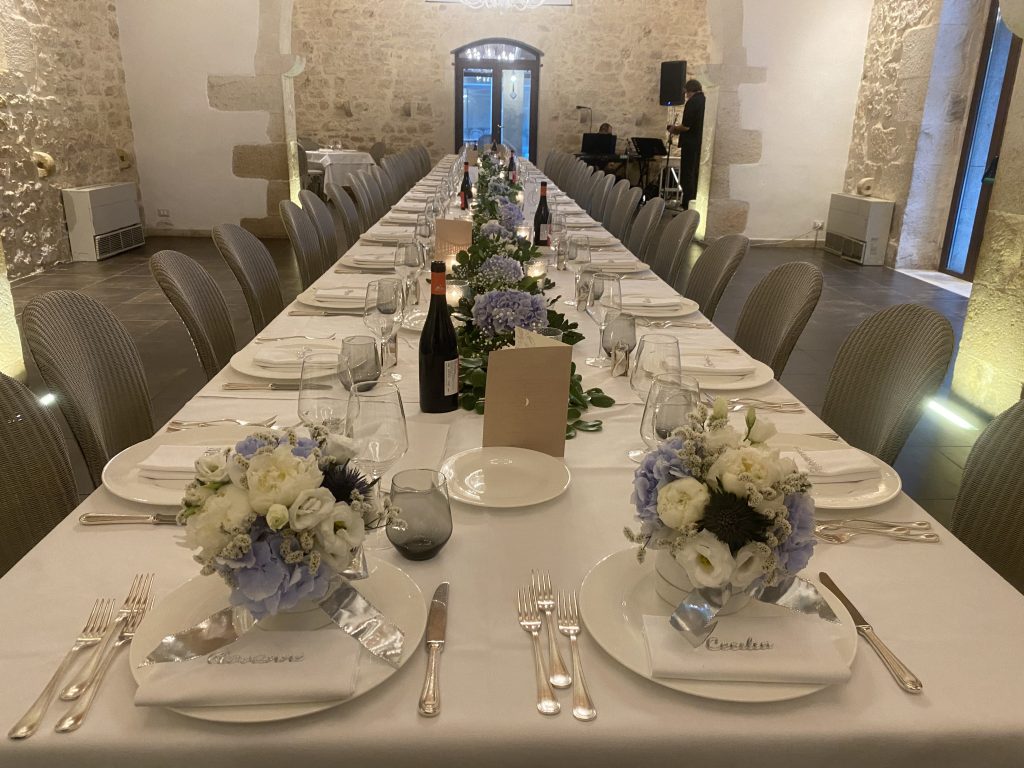 allestimento tavolo anniversario matrimonio