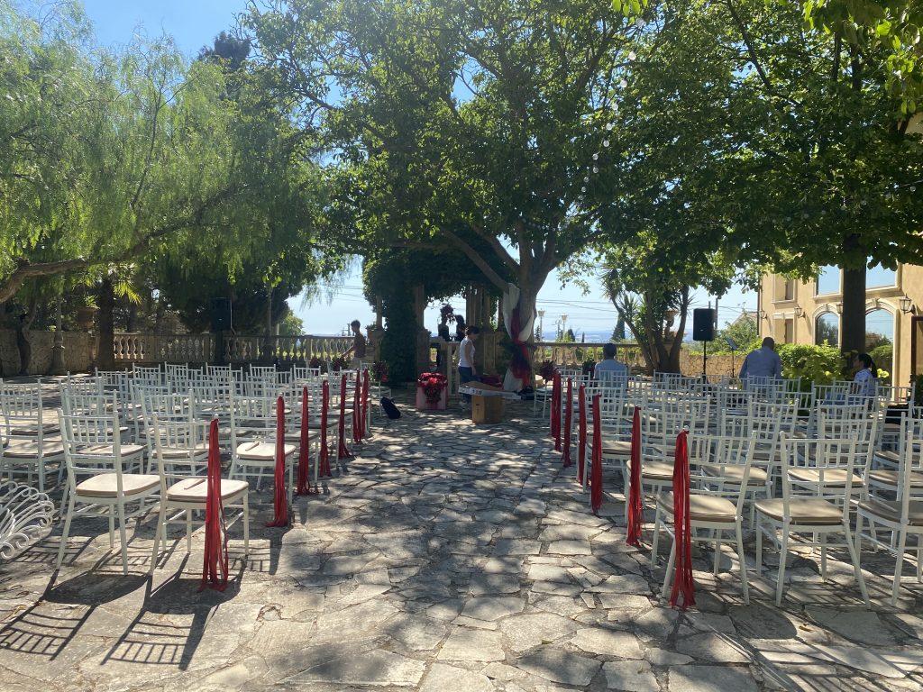 allestimento matrimonio tema medievale